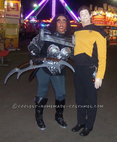 Cool Homemade Star Trek Costume: Klingon Warrior!