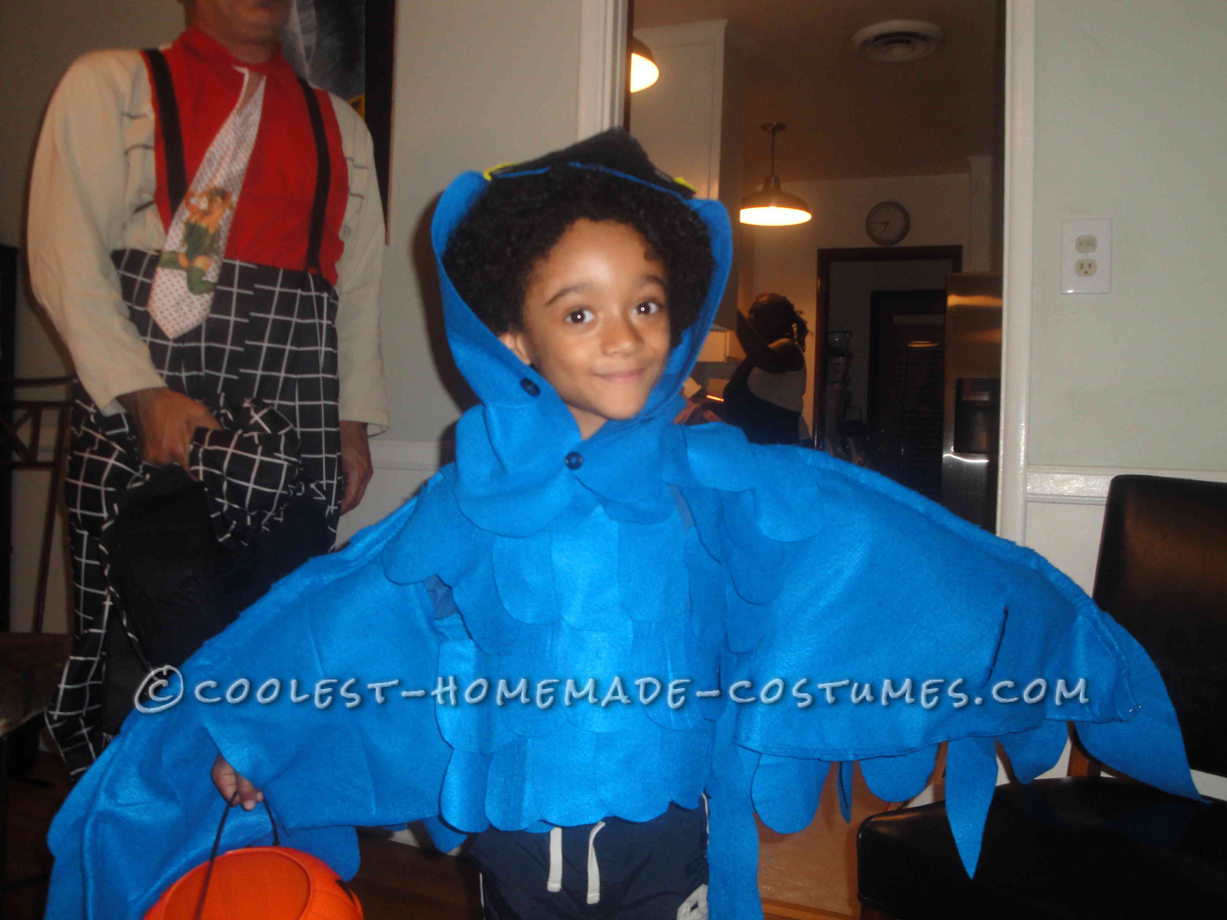 Blue Macaw Parrot Costume (I Had No Idea What I Was Doing...)