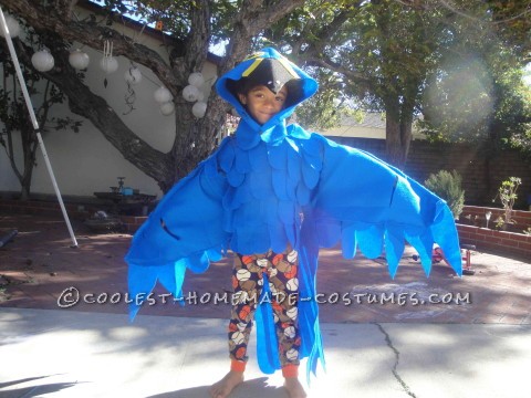 Blue Macaw Parrot Costume (I Had No Idea What I Was Doing...)