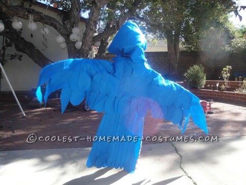 Blue Macaw Parrot Costume (I Had No Idea What I Was Doing...)