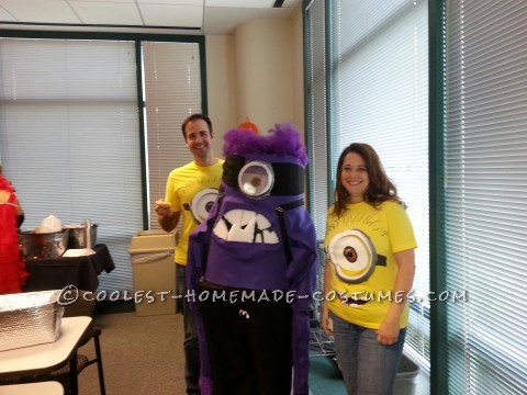 DIY Purple Minion Halloween Costume