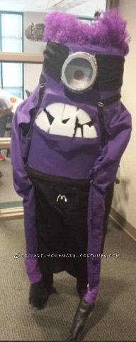 DIY Purple Minion Halloween Costume