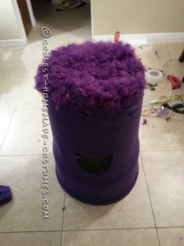 DIY Purple Minion Halloween Costume