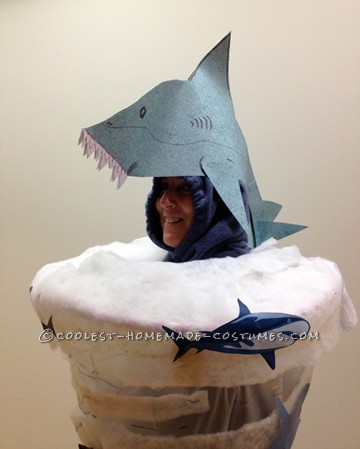 Homemade Sharknado Costume That'll Blow You Away!