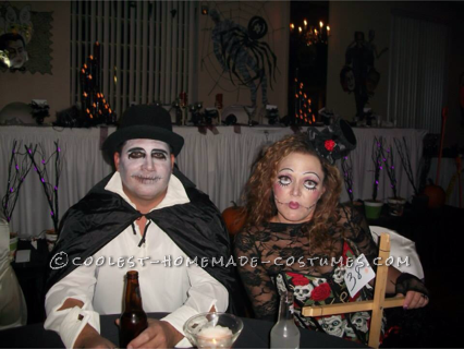 Creepy Marionette and Puppeteer Couple Halloween Costume