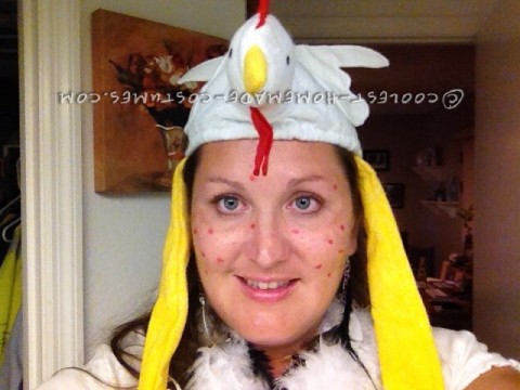 Witty Homemade Wordplay Costume Idea: Chicken Pox