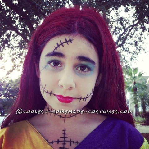 Cool Homemade Sally Costume (and Crocheted Jack Accessories)