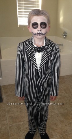 Cool Homemade Jack Skellington Costume from Nightmare Before Christmas