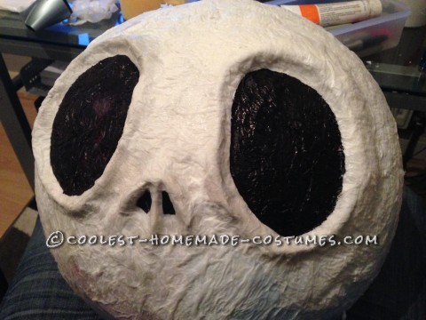 Cool Jack Skellington Homemade Mask and Costume