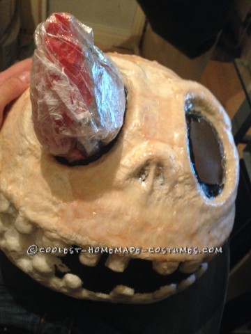 Cool Jack Skellington Homemade Mask and Costume