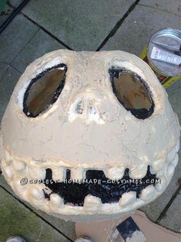 Cool Jack Skellington Homemade Mask and Costume