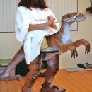 Homemade Jesus Riding a Raptor Illusion Costume