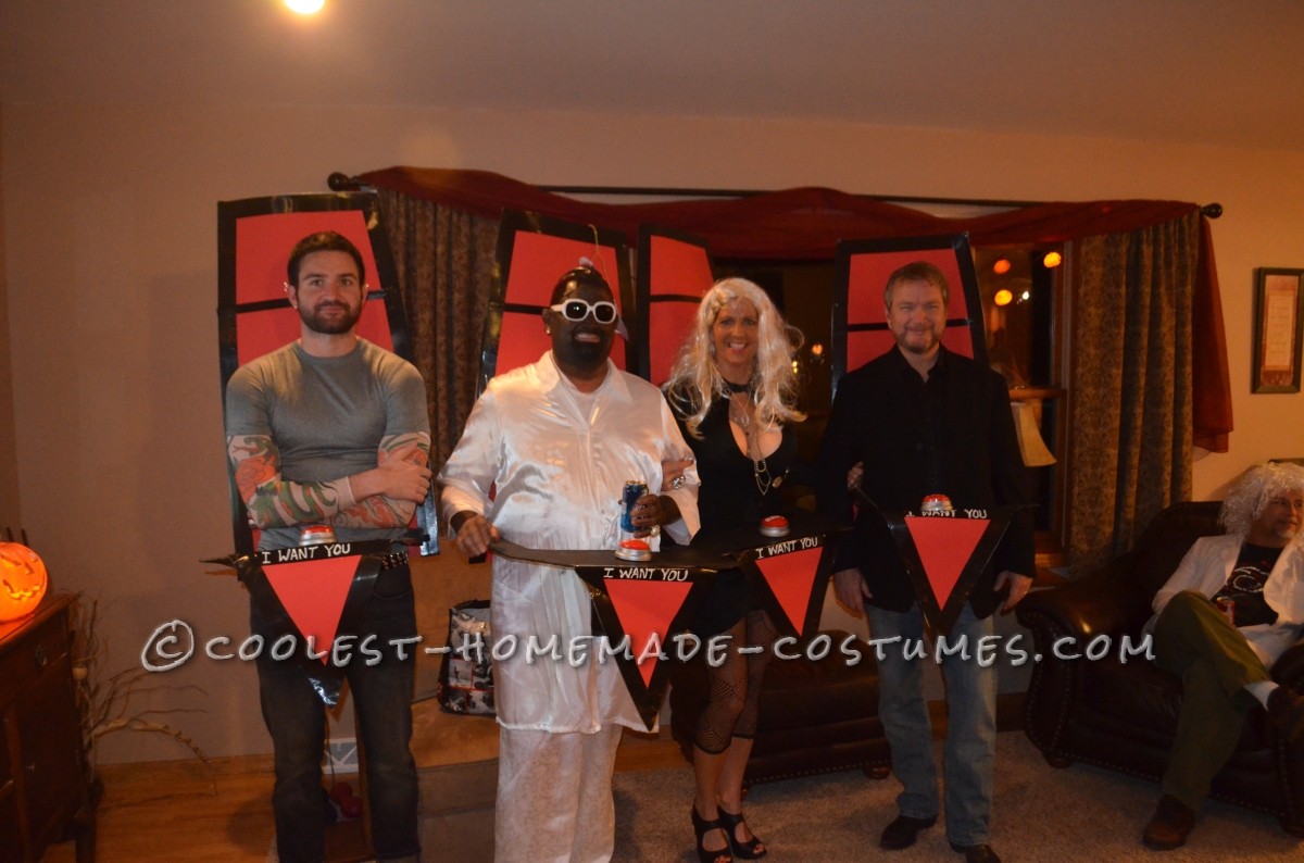 Judges from The Voice Group Halloween Costume
