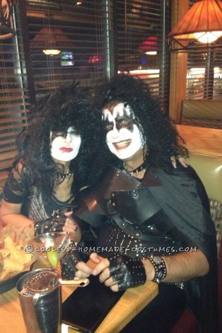 Cool KISS Couple Costume: Gene Simmons and Paul Stanley