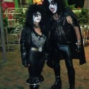 Cool KISS Couple Costume: Gene Simmons and Paul Stanley