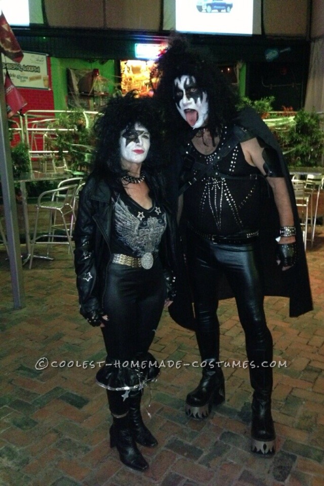 Cool KISS Couple Costume: Gene Simmons and Paul Stanley