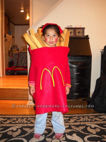 Cool Halloween Costume for a Child: Large Order of McDonald's French Fries