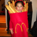 Cool Halloween Costume for a Child: Large Order of McDonald's French Fries