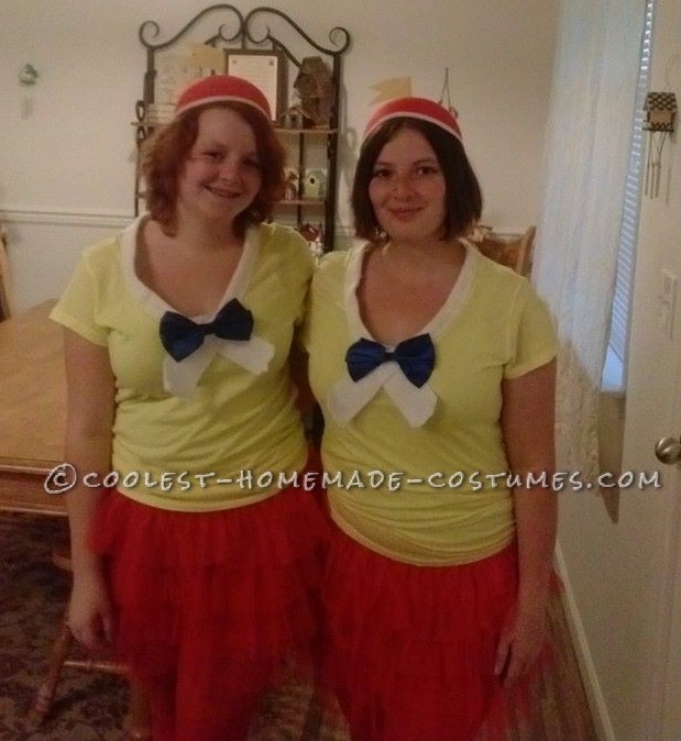 Last-Minute Tweedle Dee and Tweedle Dum Couple Costume