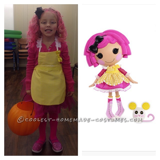 Learning to Sew for Lorali's LaLaLoopsy Halloween Costume!