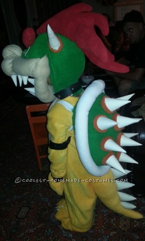 Lifelike Bowser Costume for 5 Year Old Boy