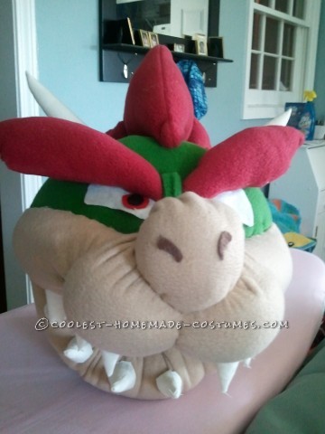 Lifelike Bowser Costume for 5 Year Old Boy