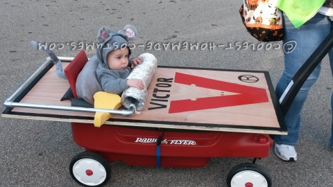 Baby Mouse's First Halloween Costume (And he got the Cheese!)