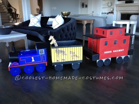 Little Girl Thomas the Tank Engine and Family Costumes