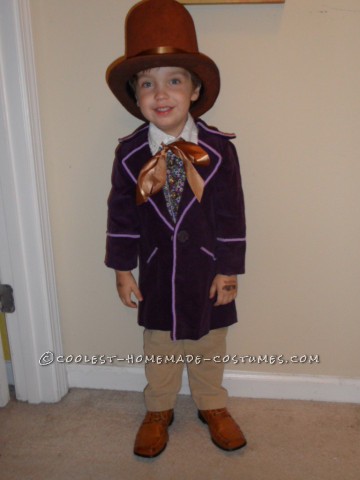 Little Mister Willy Wonka Costume for a Toddler