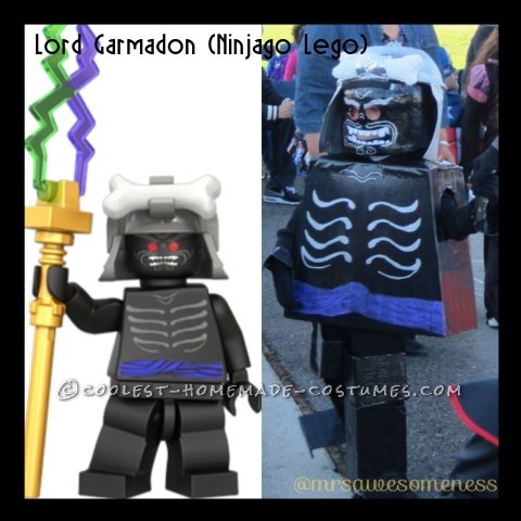 Cool Lord Garmadon LEGO Ninjago Halloween Costume for a Boy