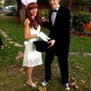Magician and White Rabbit Couple Halloween Costume