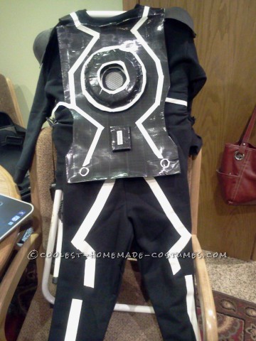 Homemade Child's Tron Costume