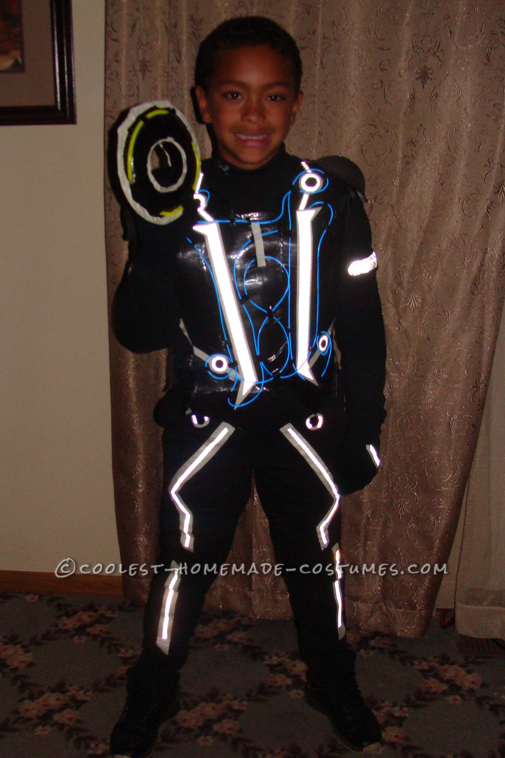 Homemade Child's Tron Costume