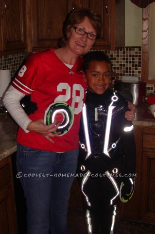 Homemade Child's Tron Costume