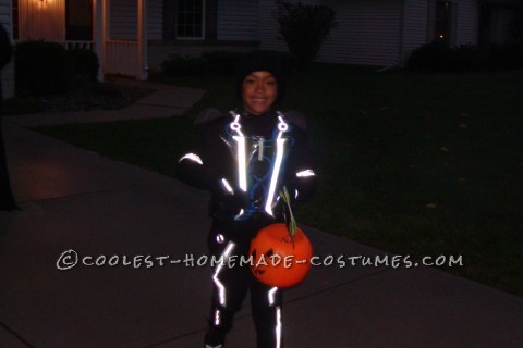 Homemade Child's Tron Costume