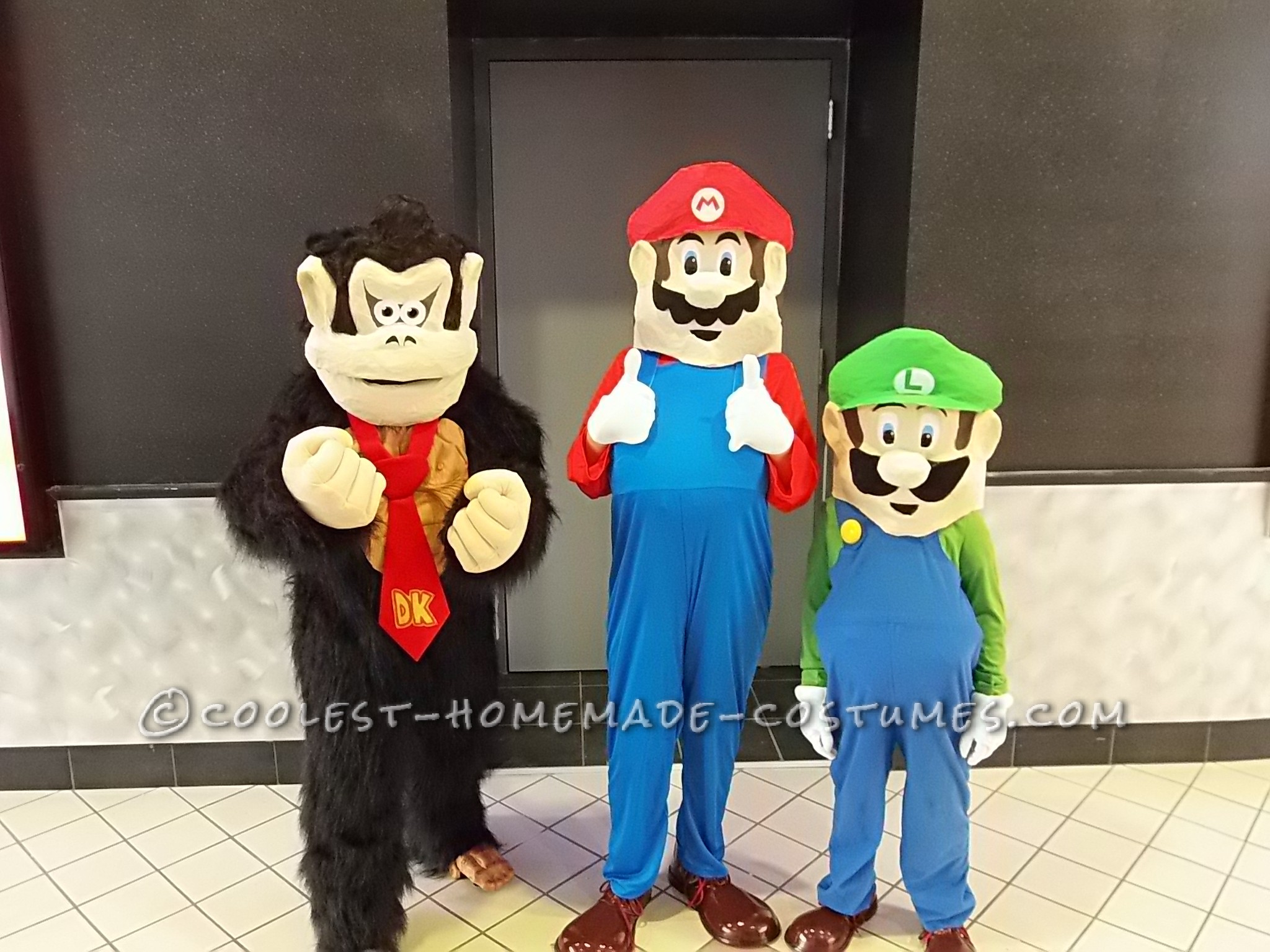 Mario, Luigi, and Donkey Kong Costumes for Kids