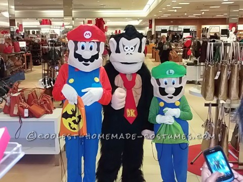 Mario, Luigi, and Donkey Kong Costumes for Kids