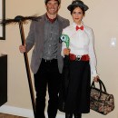 Cool Mary Poppins and Bert Couple Costume