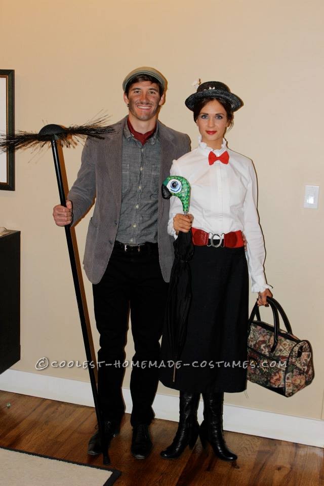 Cool Mary Poppins and Bert Couple Costume