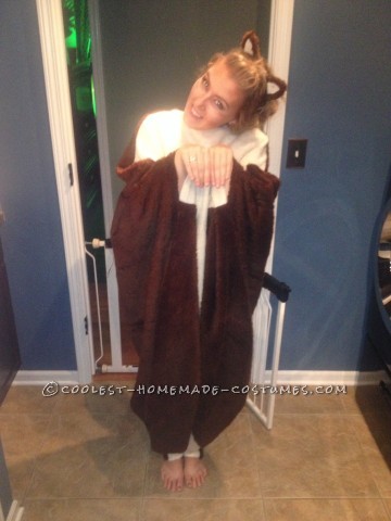 Mascot-Style Flying Squirrel Costume