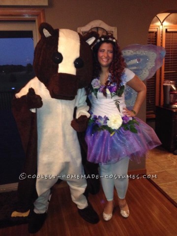 Mascot-Style Flying Squirrel Costume