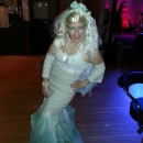 Mermaid Costume Made from Curtains