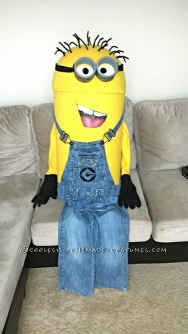 Coolest DIY Mom and Son Couple Costume: Minion Agnes and Costumes