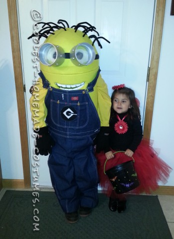 Coolest Homemade Minion Dave Costume for a Boy