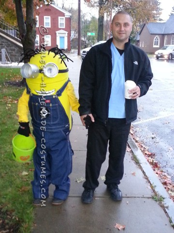 Coolest Homemade Minion Dave Costume for a Boy