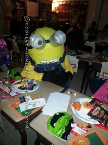 Coolest Homemade Minion Dave Costume for a Boy