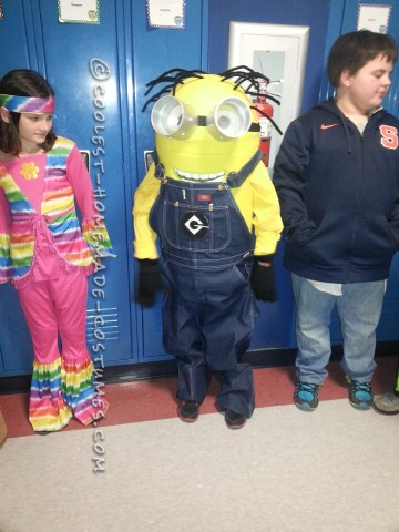 Coolest Homemade Minion Dave Costume for a Boy