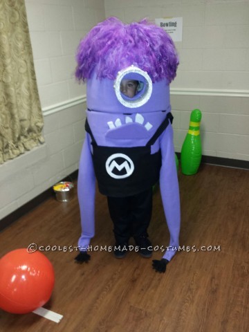 Minion Gone Wild: Homemade Despicable Me Purple Minion Costume