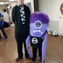 Minion Gone Wild: Homemade Despicable Me Purple Minion Costume