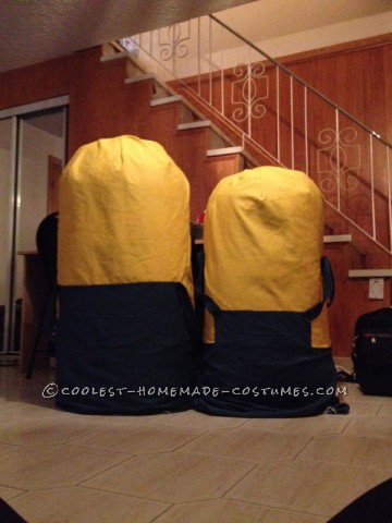 Coolest DIY Minions Despicable Me Couple Halloween Costume